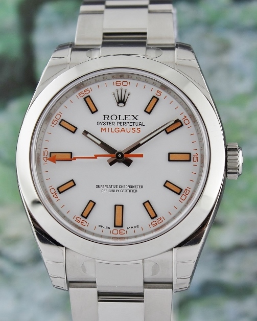 (image for) UNWORN ROLEX STAINLESS STEEL OYSTER PERPETUAL MILGAUSS / 116400